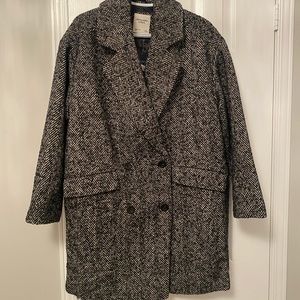 Brand new with tags : herringbone black jacket